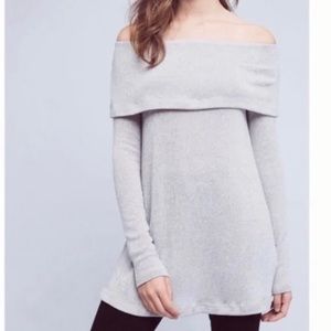 Anthropologie off the shoulder sweater
